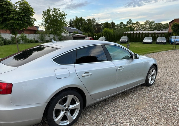 Audi A5 cena 38500 przebieg: 161710, rok produkcji 2009 z Żukowo małe 211